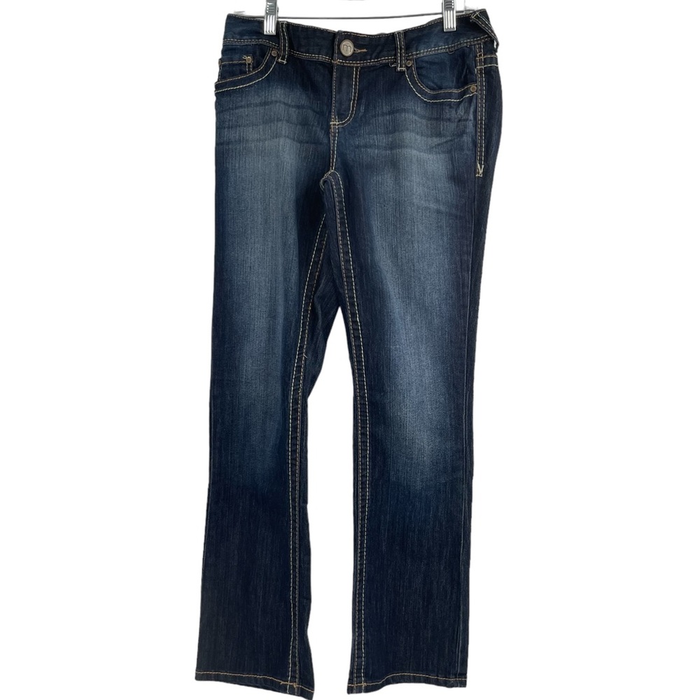 Maurices Straight Leg Dark Wash Denim Jeans Size 7/8 Short